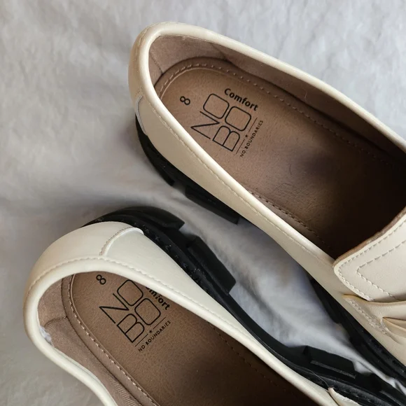 No Boundaries sz 8 Lug Loafer's Chunky Sole Shell 90s y2k - like new! - Picture 4 of 8